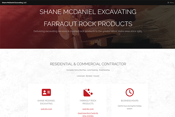 Visit Shane McDaniel Excavating